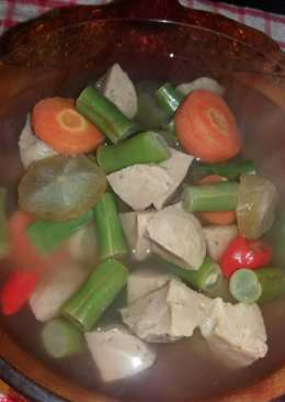 Sayur Asem-Asem Buncis Baso