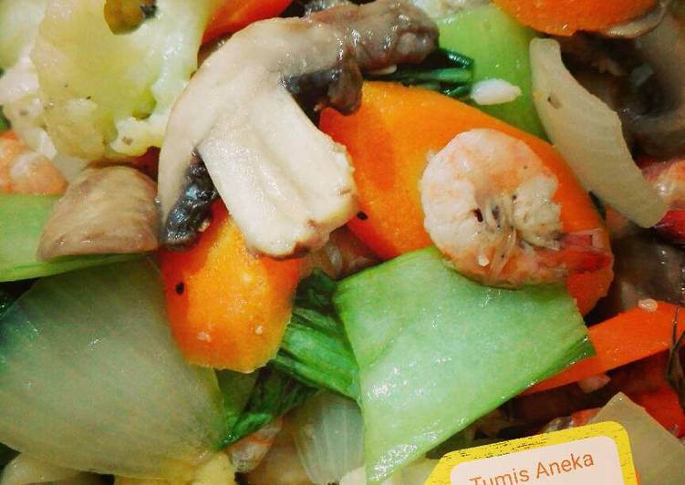 resep lengkap untuk Tumis Aneka Sayur Sehat