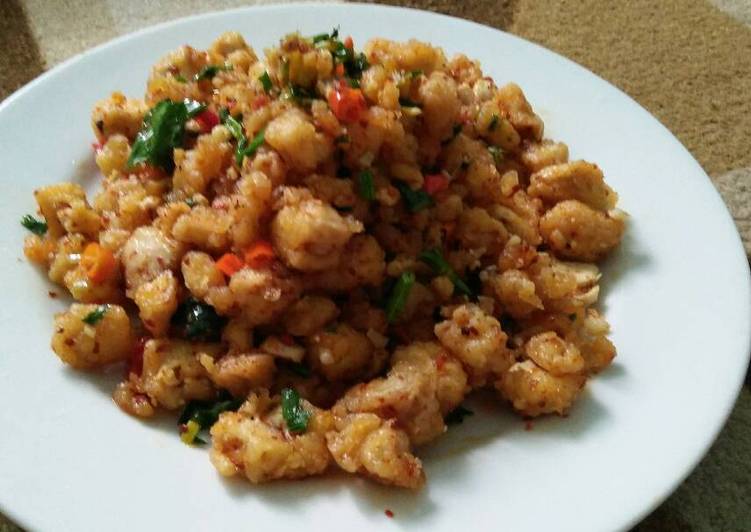 resep makanan Tahu Masak Garam