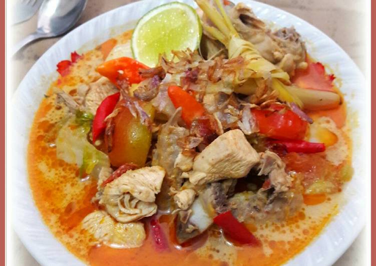 resep lengkap untuk Tongseng ayam santan lezaat