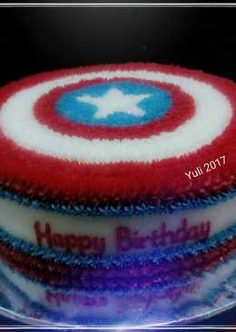 ðŸŽ‚Birthday Cake Capten AmericaðŸŒ 