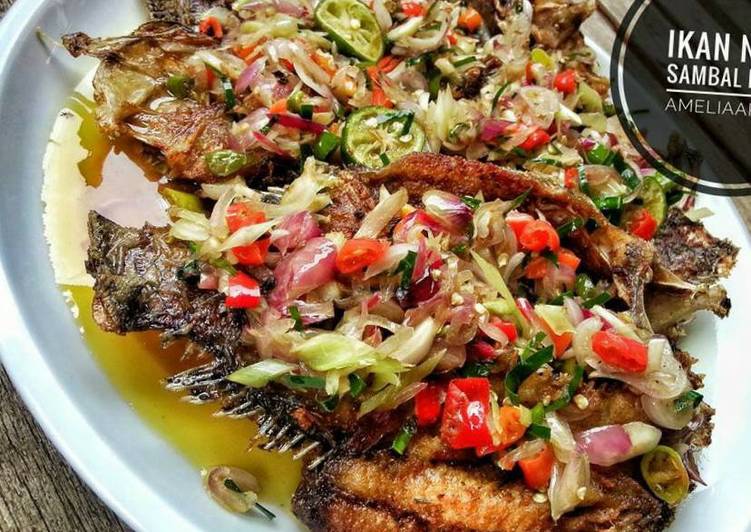 Resep Ikan nila sambal matah - Amelia Arbal