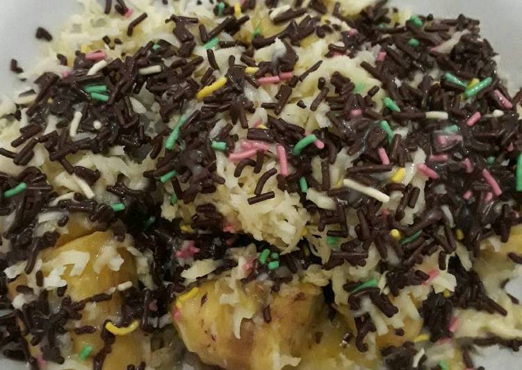 resep lengkap untuk Pisang goreng coklat keju susu