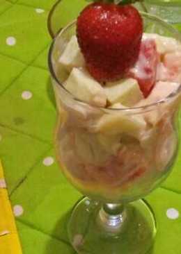 Salad buah home made