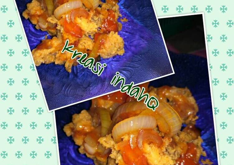 Resep Cumi crispy saus Dari Siti Indah Khumayaroh