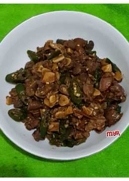 Oseng Ati Ampela Ayam Cabe Hijau