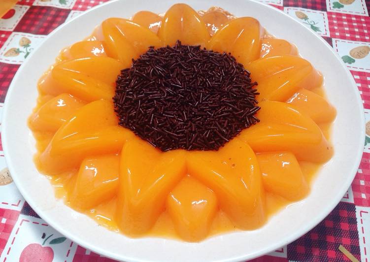 Resep Puding bunga ??