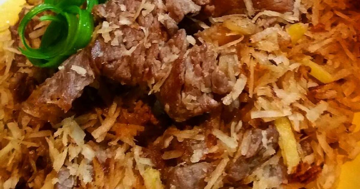 Resep Serundeng Daging Sapi Bumbu Oriental oleh ChefOjingo 