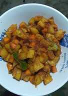 Balado kentang wortel