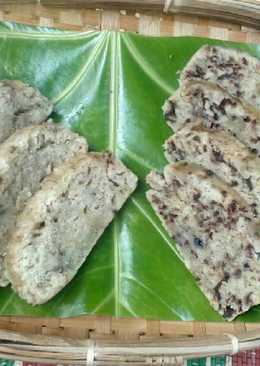 Bolkus pisang dua rasa ala mamih (no mixer, no telur)
