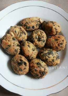 Perkedel Tahu Daun singkong