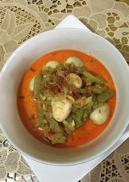 Labusiam telur puyuh masak santan pedas #Ketopad