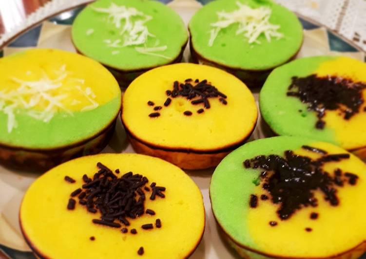 Resep Kue lumpur 2 warna Dari Yeyen Maryani