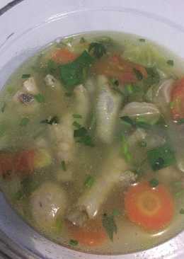 Sop sayur ceker bumbu racik SIMPLE