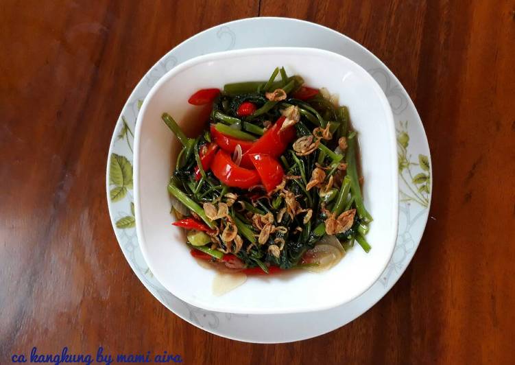 resep lengkap untuk Ca kangkung