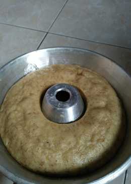 Bolu pisang kukus no mixer