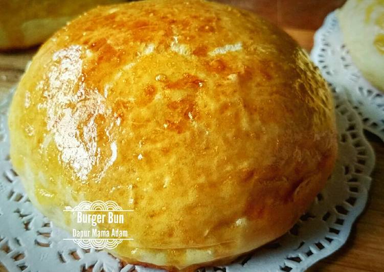 resep Burger Bun (Roti Burger) Homemade