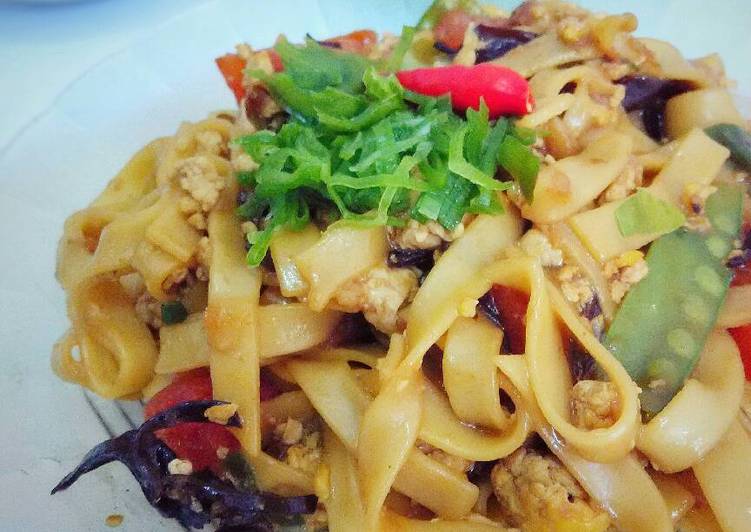 gambar untuk resep makanan Kwetiaw with scramble egg