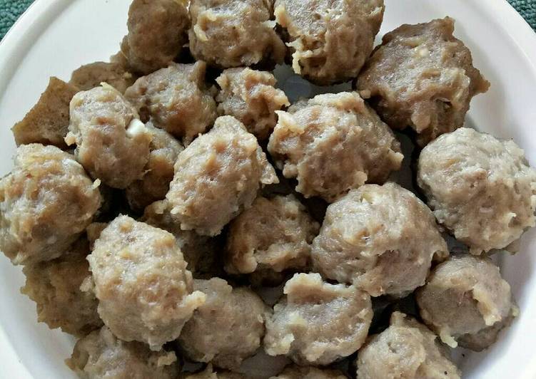 resep lengkap untuk Bakso Sapi #kitaberbagi