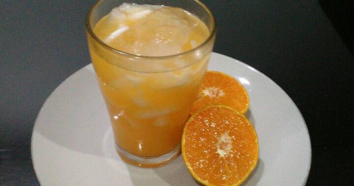 Resep Es jeruk Kelapa Muda oleh Tri Haryani - Cookpad