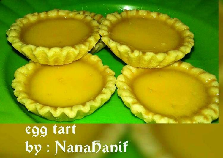 resep makanan Egg tart (kue pie)