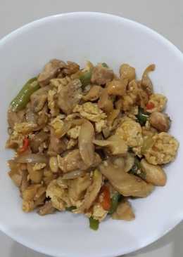 Chicken mushroom saus tiram