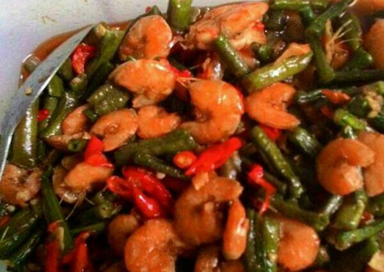 gambar untuk resep makanan Oseng oseng kacang panjang dan udang Alla irnnaa Utami ??