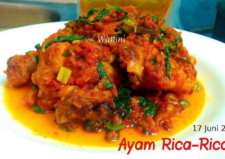 resep masakan Ayam Rica-Rica (Nendang Rasane)