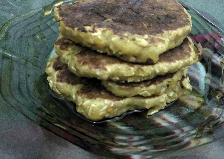 resep makanan Oat Banana Pancake