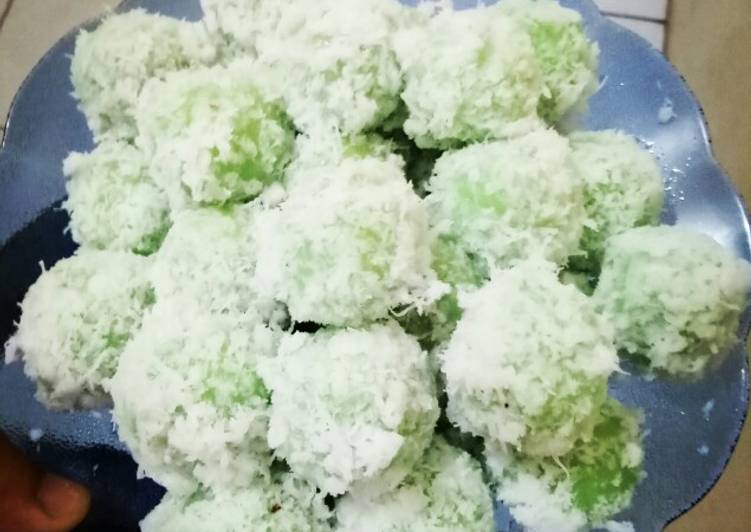 cara membuat Klepon tepung ketan tanpa kapur sirih