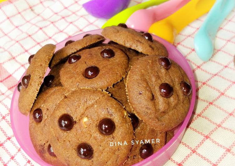 resep Chewy Choco Chip Cookies (#pr_kuekering)