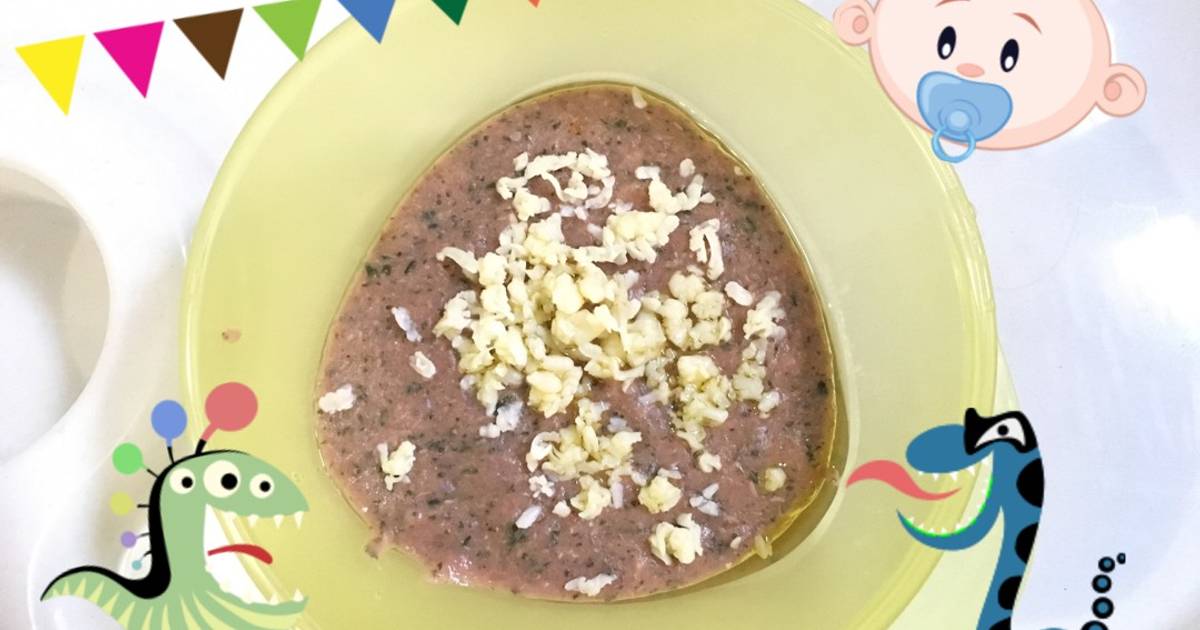 Resep Bubur Popeye Hati Ayam (9 Bulan) ala Fara Amelia