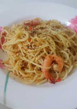 Shrimp Aglio Olio Spaghetti