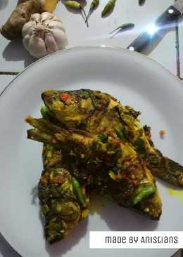 Ikan mas tumis kuning endolita
