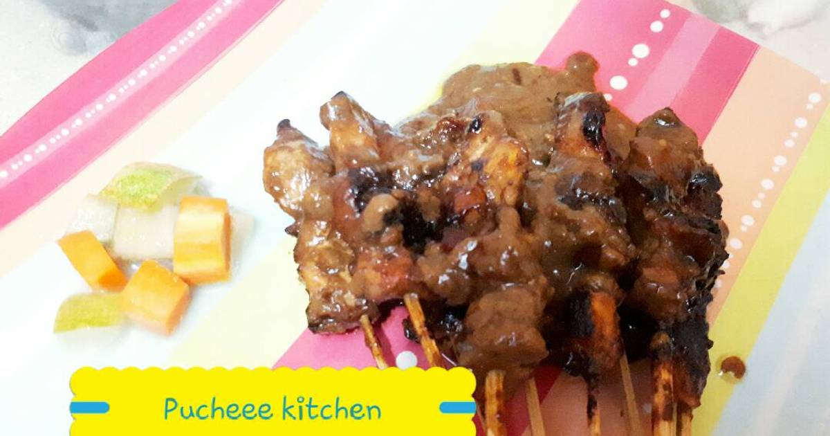  Resep Sate ayam bumbu kacang pr adakecapmanisnya oleh 