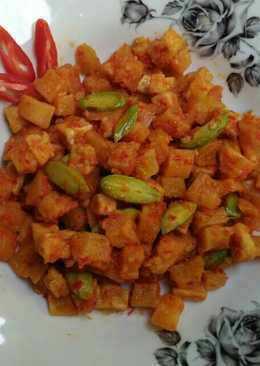 Sambal goreng tahu kentang mix pete
