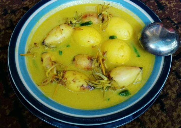 gambar untuk resep Gulai cumi isi tahu ??