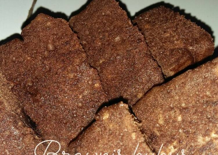 bahan dan cara membuat Brownies kukus chocolatos