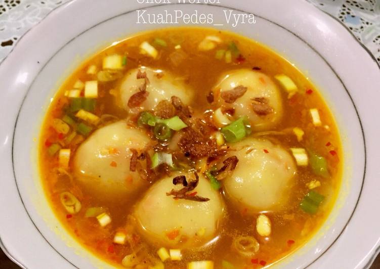 Cilok Wortel Kuah Pedes recipe main photo