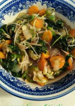 Oseng bayam teriyaki