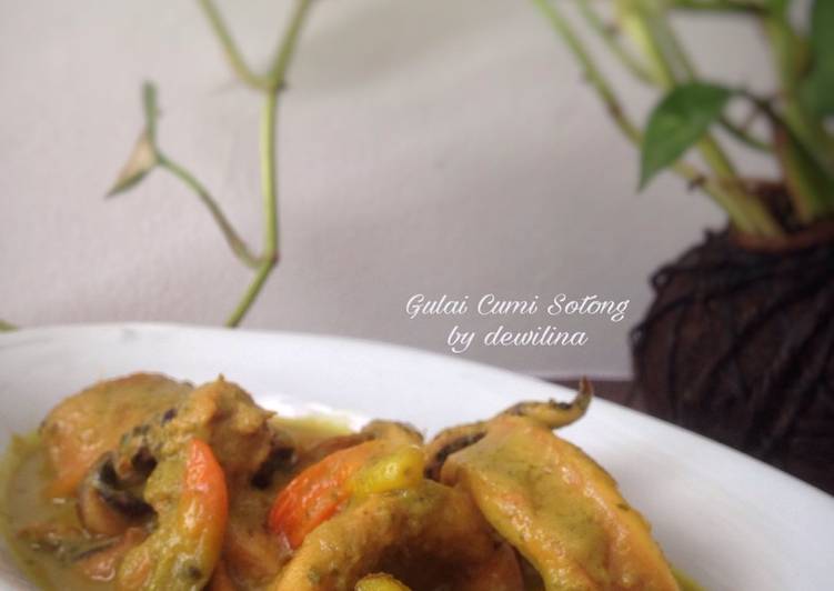 gambar untuk resep makanan Gulai Cumi Sotong