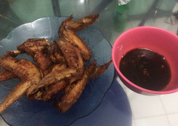 cara membuat Chicken Wing Saos Barbeque