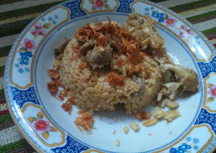 resep makanan Nasi kebuli kari ayam