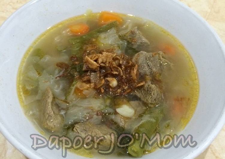 resep masakan Sop Daging Sapi Gurih