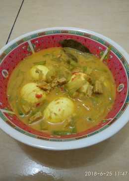 Lodeh Labu Siam Telur