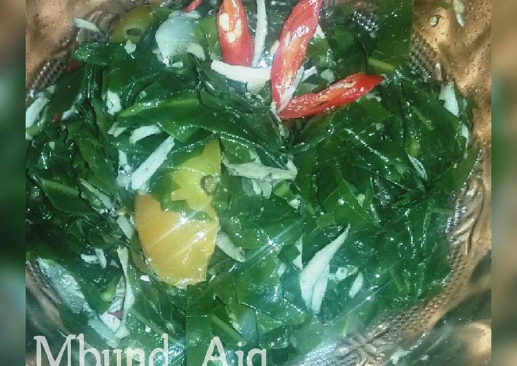 resep masakan Tumis Daun Melinjo ikan Teri