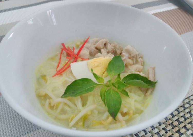 cara membuat Laksa ayam Jakarta