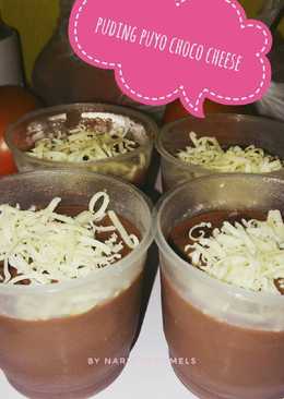 Puding puyo vla keju dan chocochips