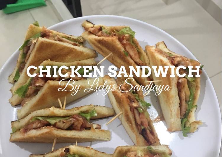Resep Chicken sandwich - Lielys Sandjaya