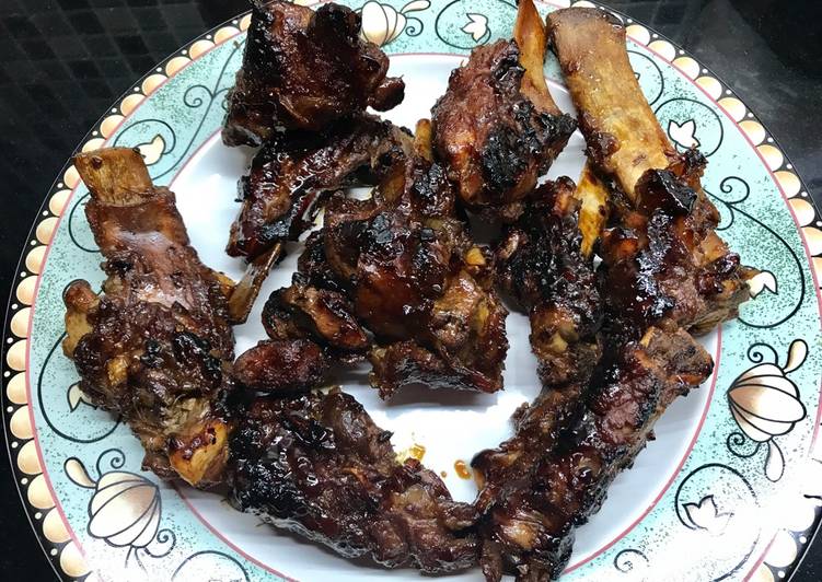 gambar untuk resep makanan Iga bakar bumbu ngohiong